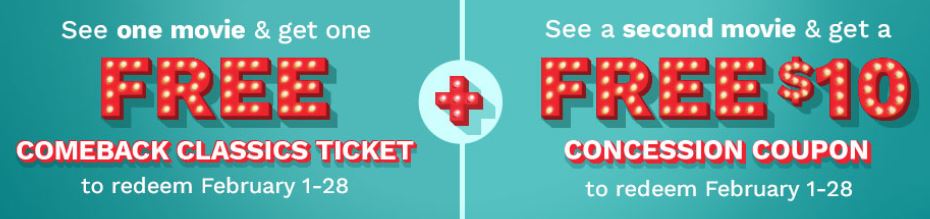 Free Cinemark Movie Ticket