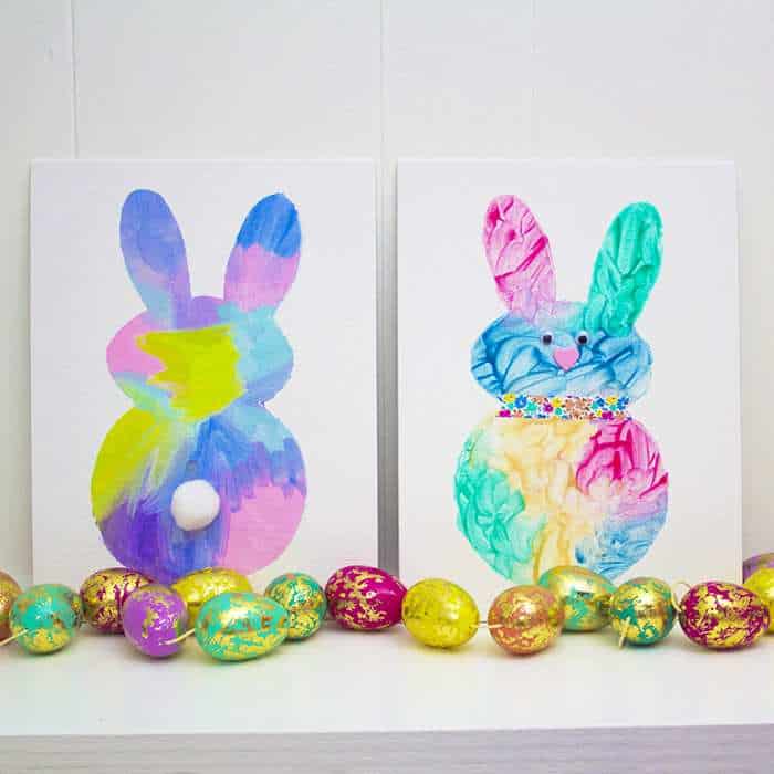 easter bunny paintings