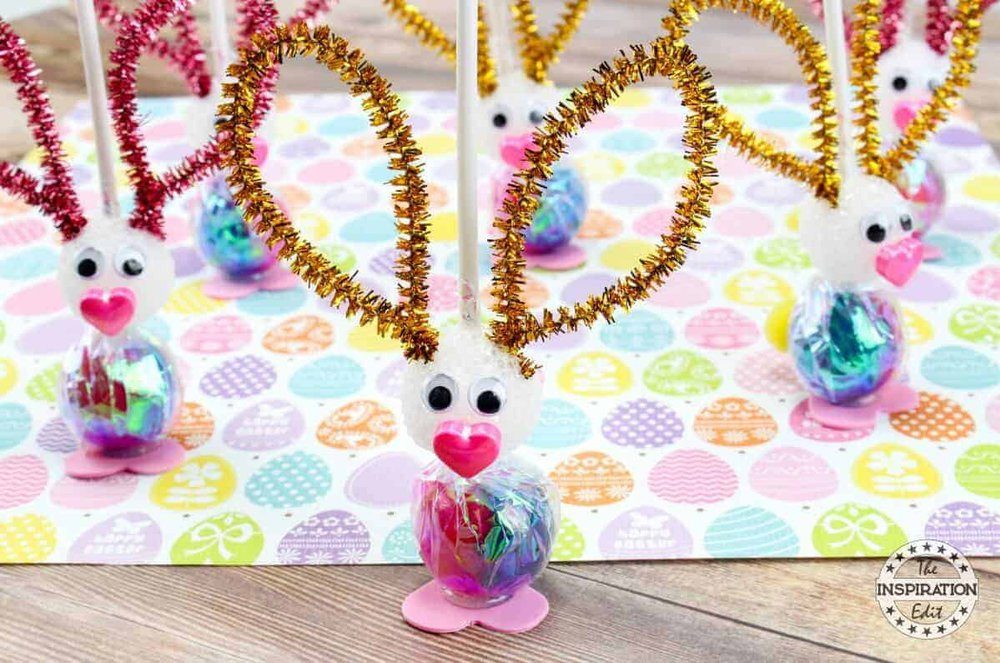 bunny lolipop craft