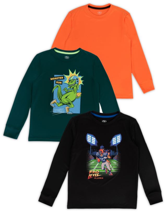 Athletic Works Boys Shirts on Sale - shirt 3 pack