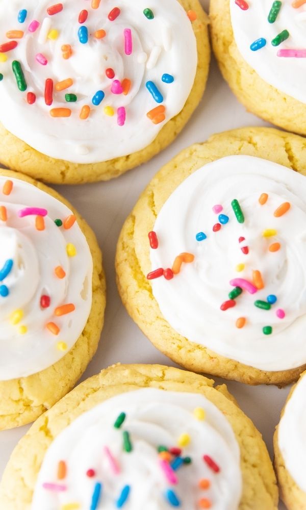 cookies laid out on counter 