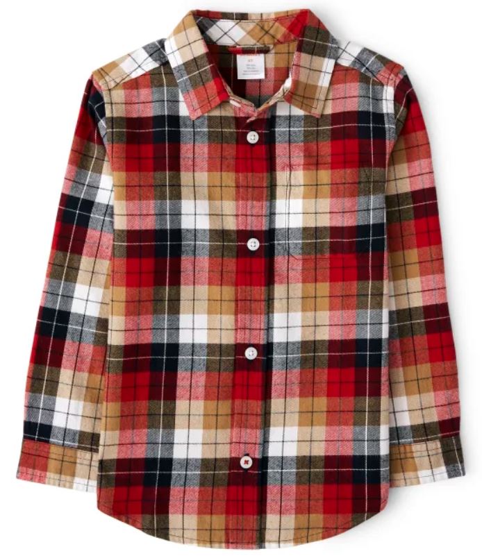 Gymboree Coupons & Sales - plaid shirt