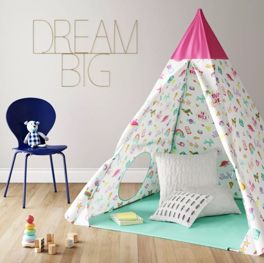 Pillowfort Bedding on Sale - play tent in room