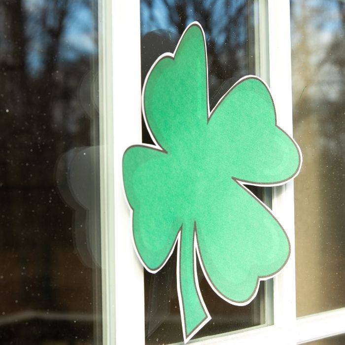 printable shamrock template