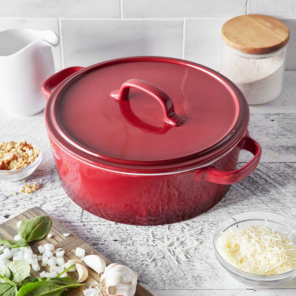 Sur La Table Overstock Sale - casserole on table