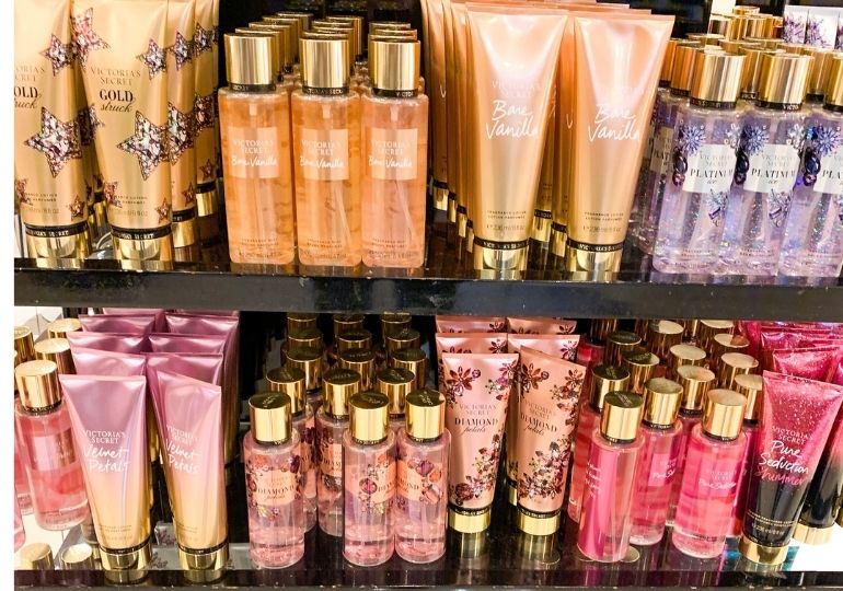 Victoria's Secret Mists on Sale - mist and lotion in store