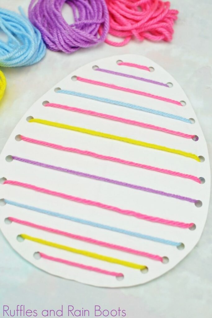 lacing easter egg 