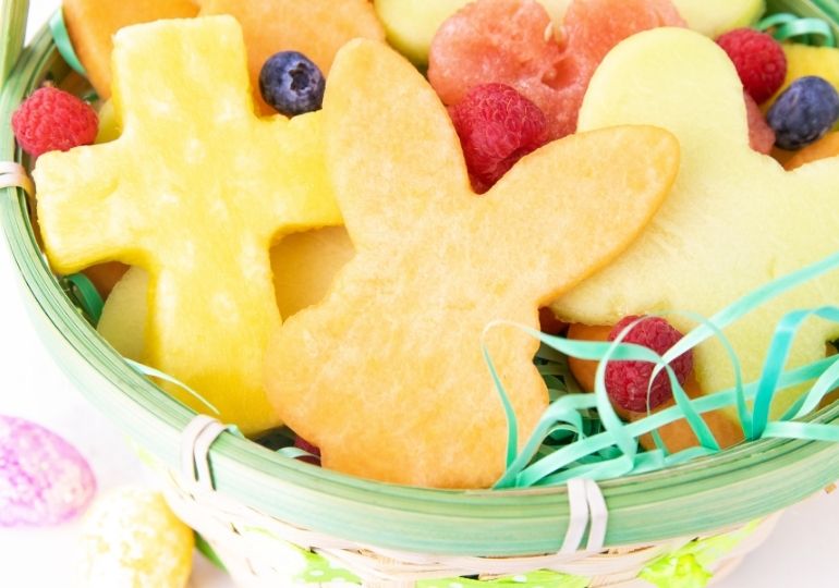 Easter fruit basket idea