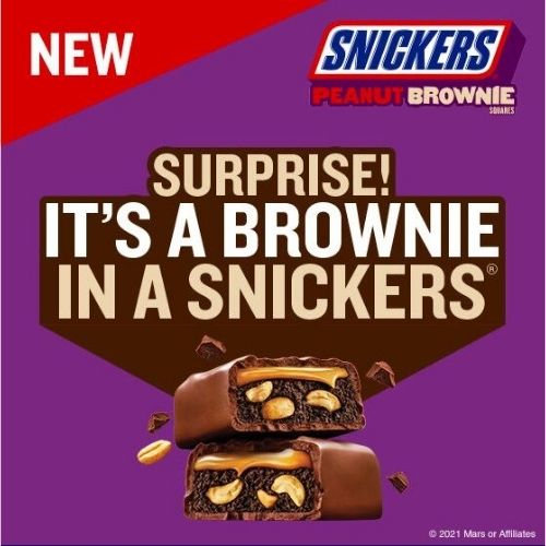 Free Snickers Peanut Brownie Sample