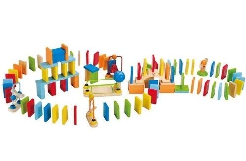 Hape Dynamo Wooden Domino Set on Sal
