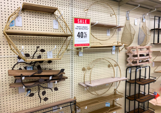 Hobby Lobby Decorative Shelves on Sale
