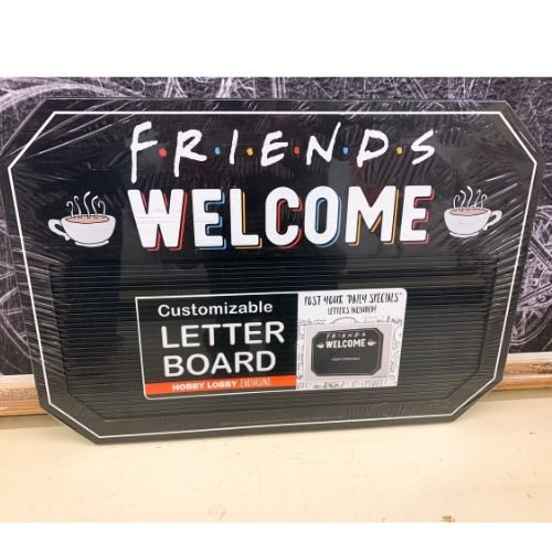 Hobby Lobby Friends Decor now available! SO many cute finds!