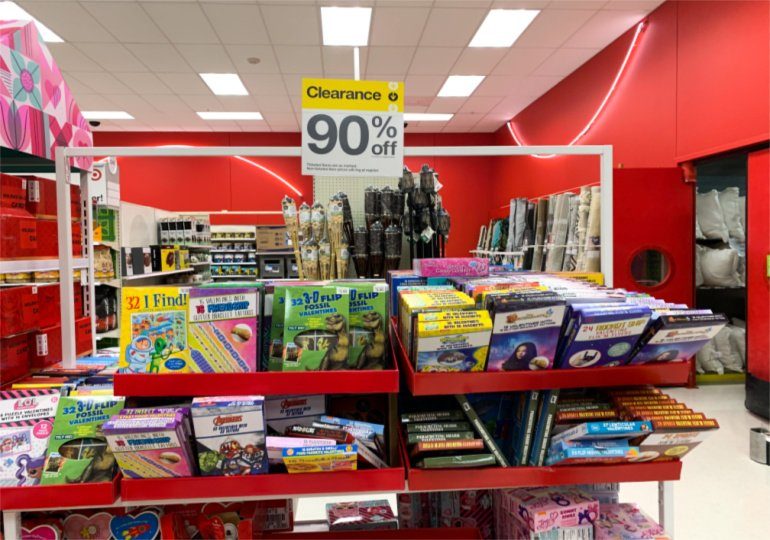 Target Valentine Clearance