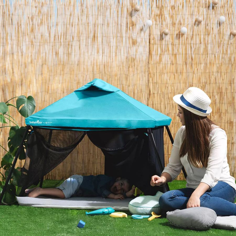 Babymoov Play Areas on Sale - kid under canopy