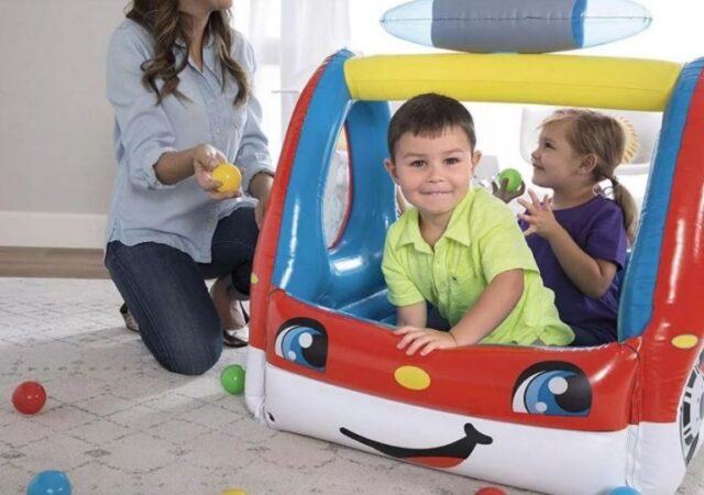 Fisher Price Ball Pit - kids playing in ball pit