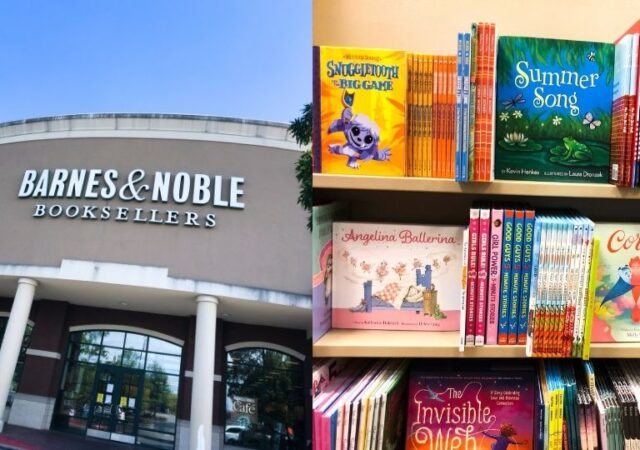 Barnes & Noble Kids Club - exterior and kids book section