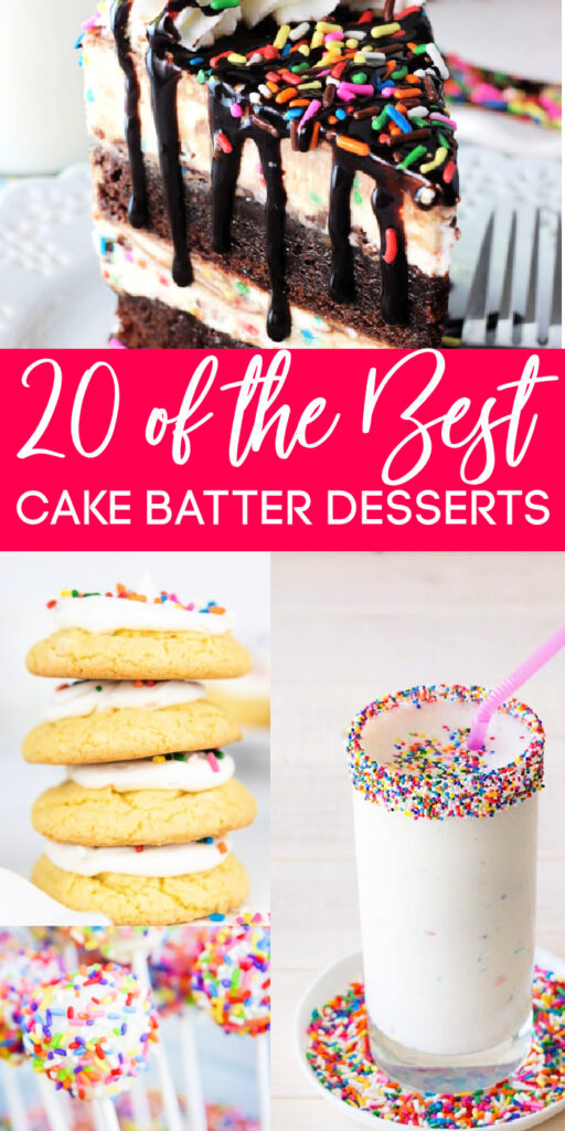 Check out all these easy and delicious cake batter recipes! Fun for birthday parties, weekend celebrations and so much more. #cakebatter #passion4savings #dessert #easy #best #cake #cakerecipes #party #birthdaydesserts cake batter desserts