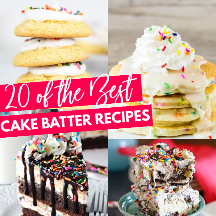 Check out all these easy and delicious cake batter recipes! Fun for birthday parties, weekend celebrations and so much more. #cakebatter #passion4savings #dessert #easy #best #cake #cakerecipes #party #birthdaydesserts cake batter ideas