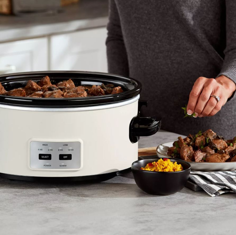 Hearth & Hand Crockpot - crockpot on counter
