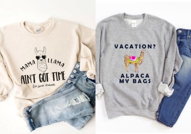 Llama Sweatshirts on Sale - llama sweatshirts