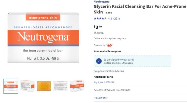 Neutrogena Skin Care Coupons! Best Deals and Cheap Sales!