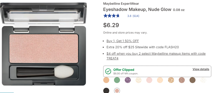 maybelline eyeshadow