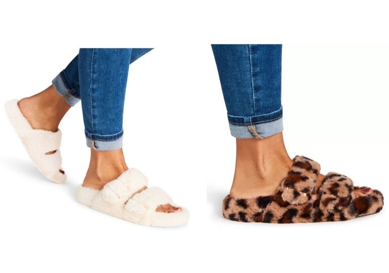 steve madden slippers and scarf set