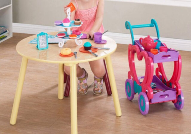 Kids Tea Cart Play Set