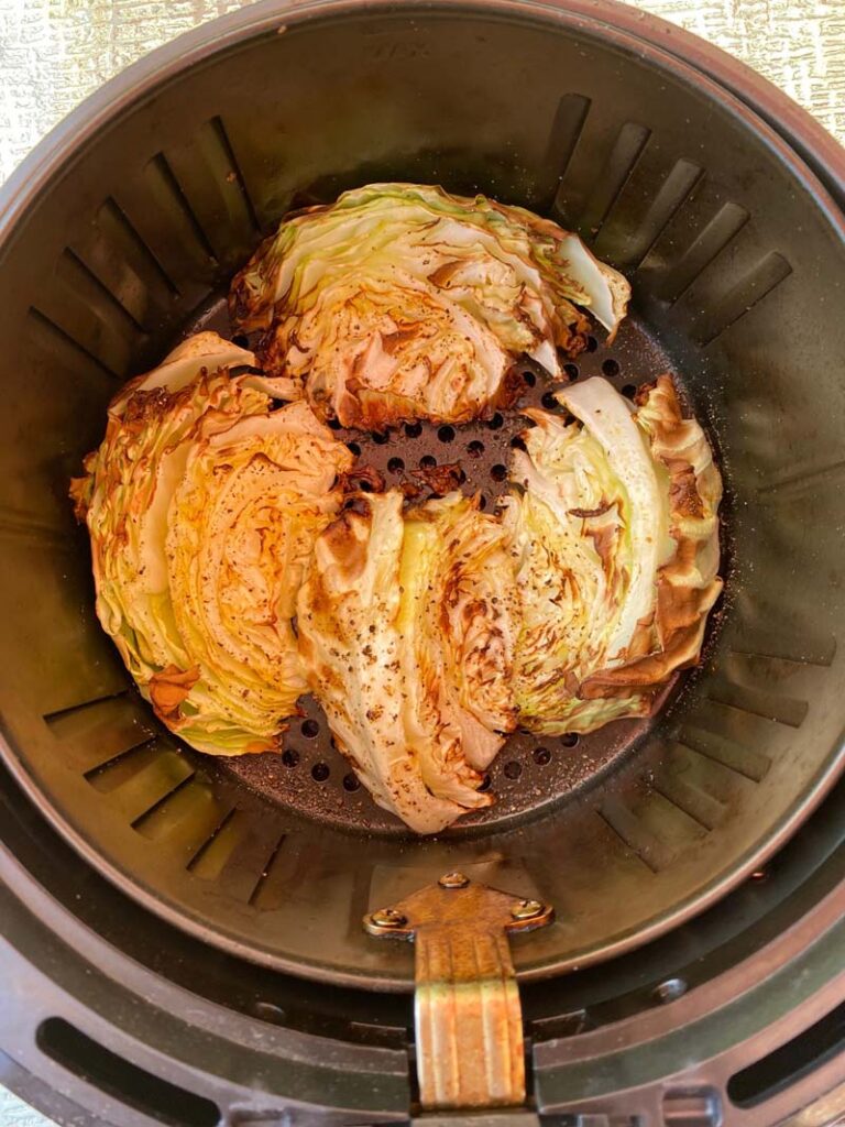 keto cabbage steaks in air fryer 