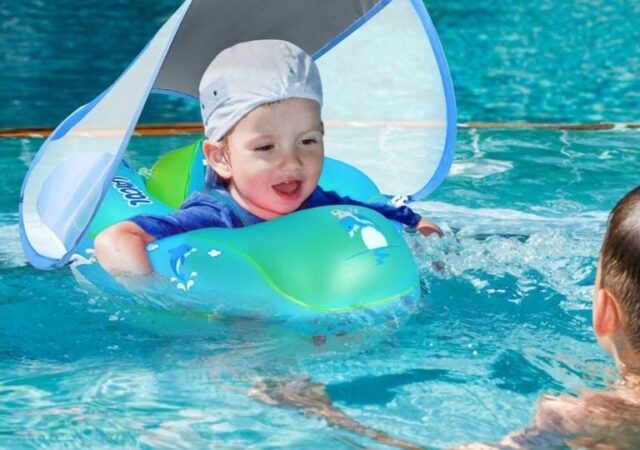 Baby Pool Float - baby in pool float