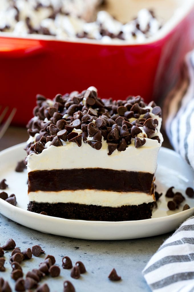 no bake chocolate lasagna 