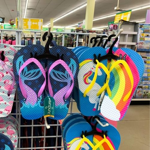 sandals at dollar general