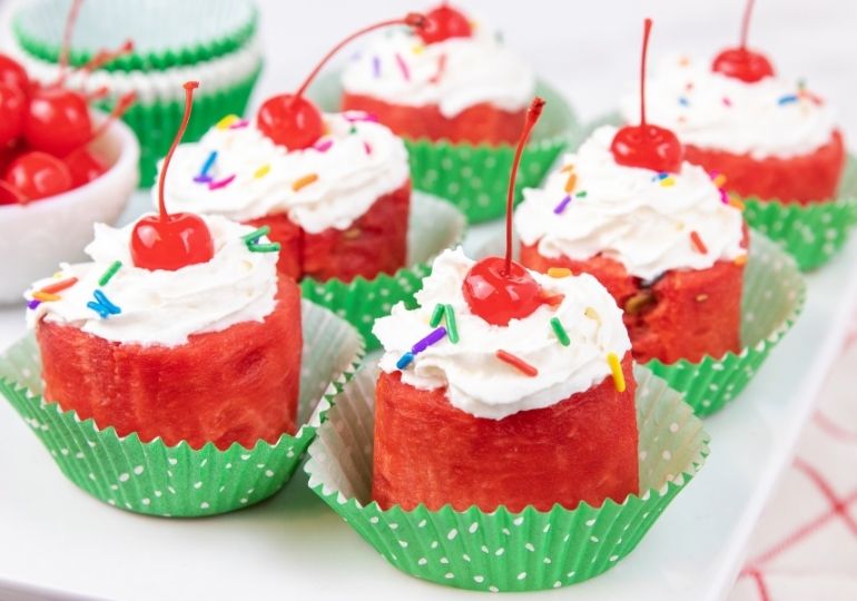 fruit cupcakes