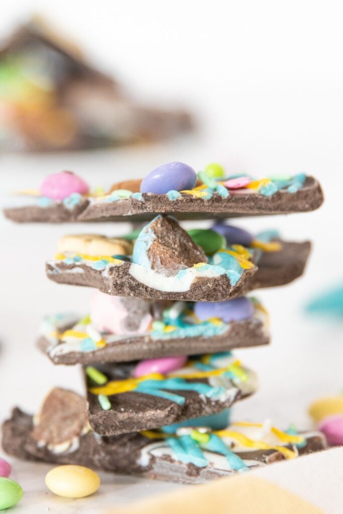 stacked easter bark
