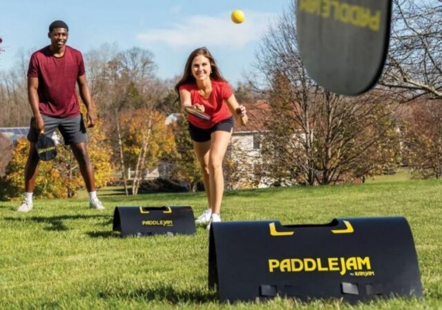Kan Jam Outdoor Games on Sale - people playing paddle game