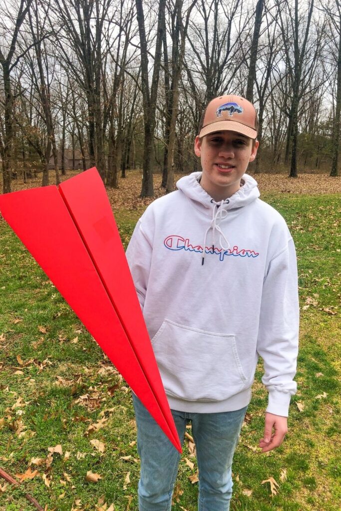 large airplane paper