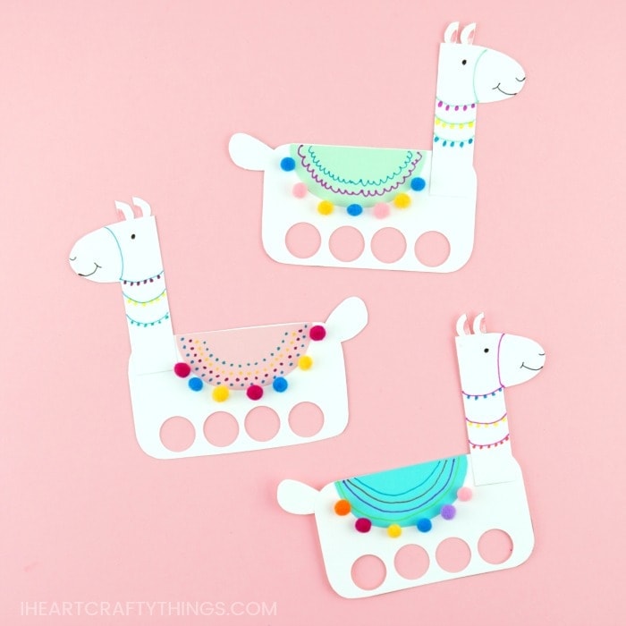 fun llama paper craft