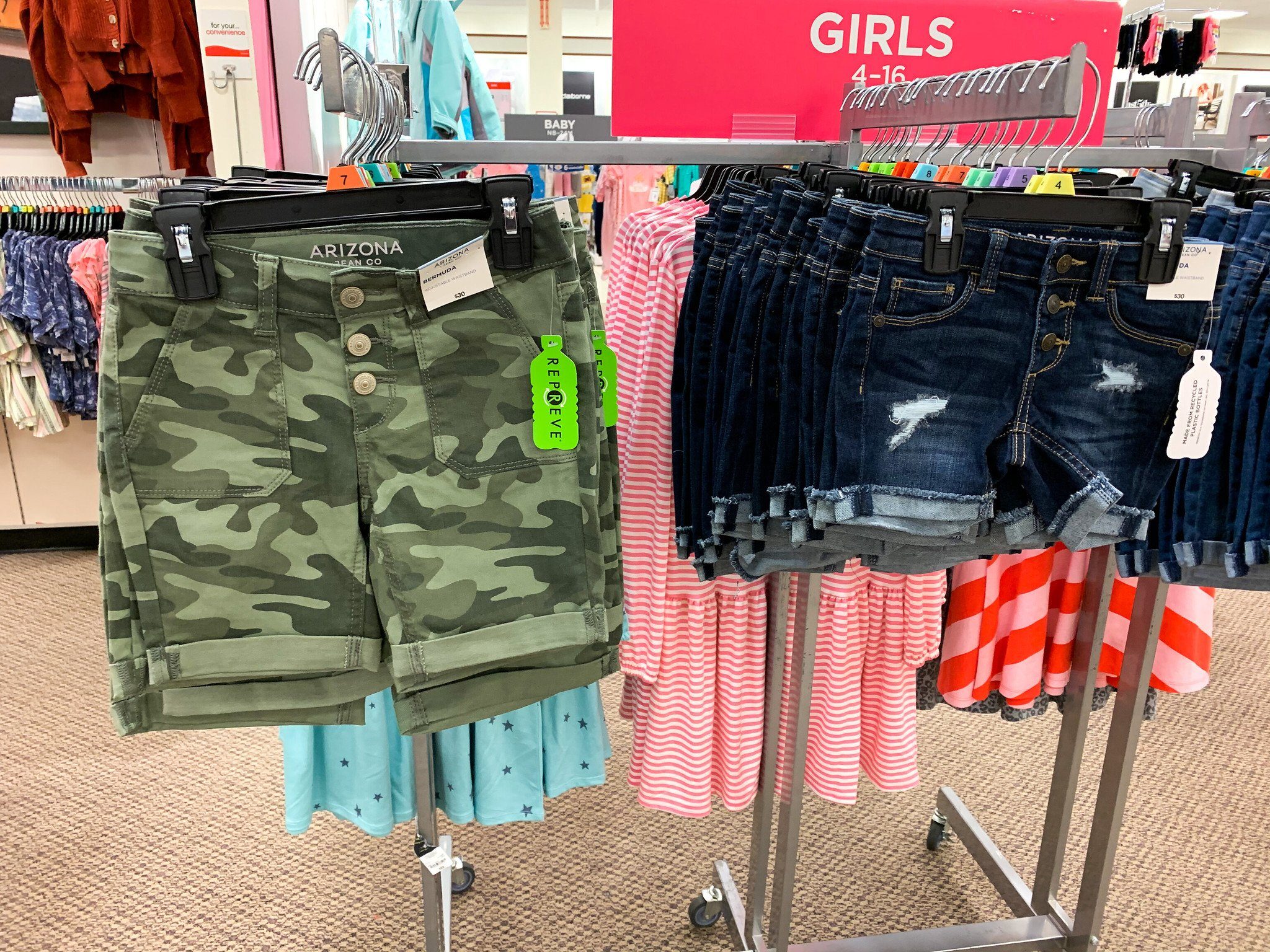 Girls Arizona Shorts on Sale