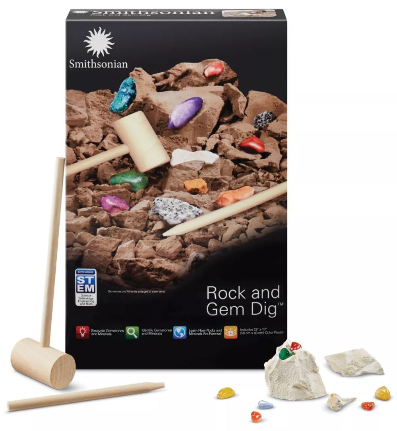 Smithsonian Activity Kits on Sale - rock and gem kit