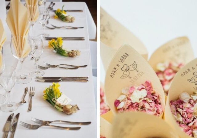 wedding decor on a budget