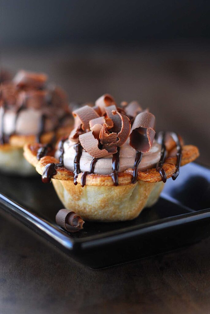 nutella mini pie