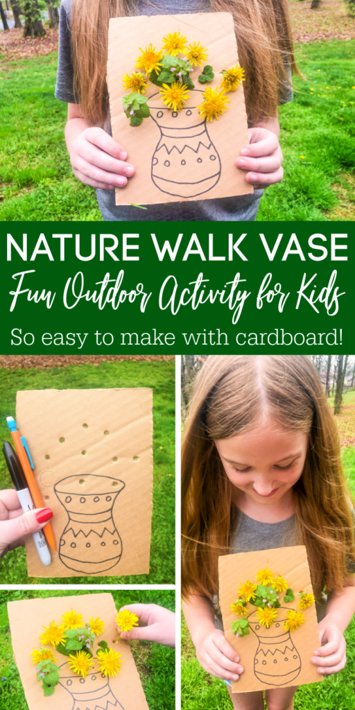Nature Walk Cardboard Vase Activity