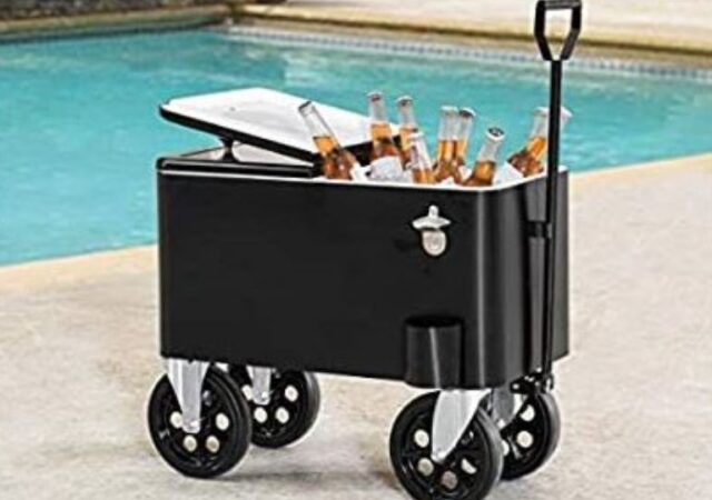 Rolling Cooler Cart on Sale (1)