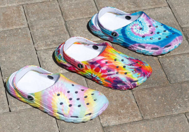 Tie Dye Clogs