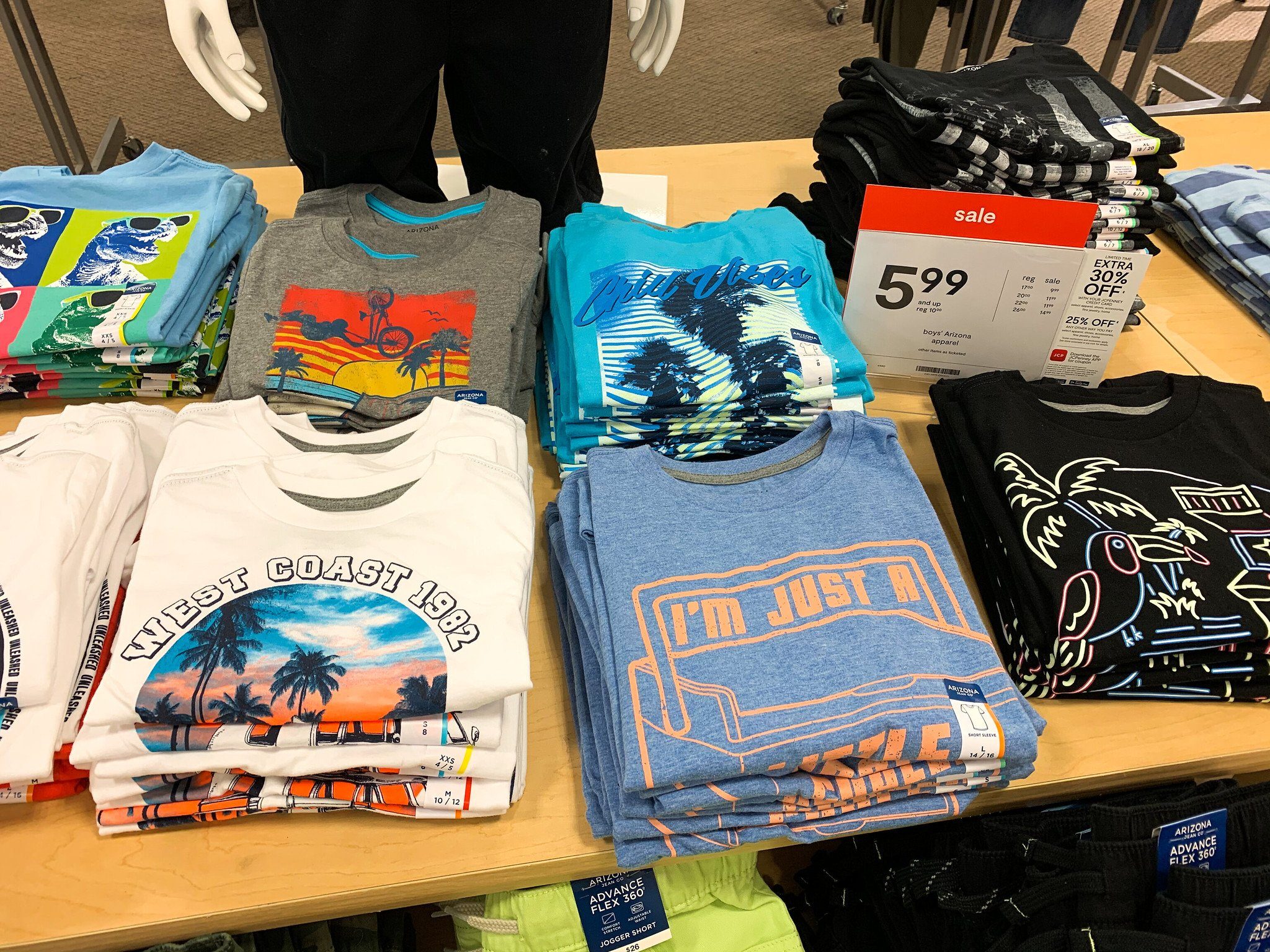 Arizona Kids Clothes On Sale - tees in store