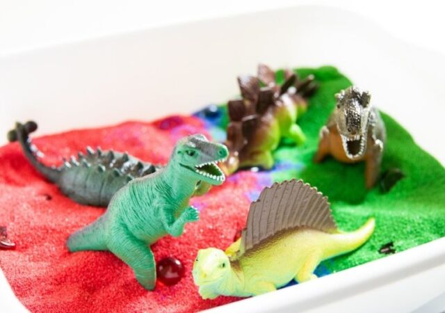 diy dino dig with dinosaurs