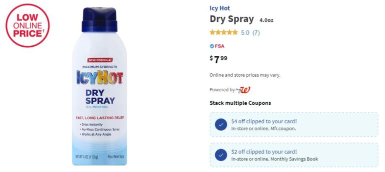Icy Hot Pain Reliever Coupons! Best Deals and Cheap Prices!