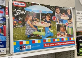 Little Tikes Table on Sale - picnic table in store