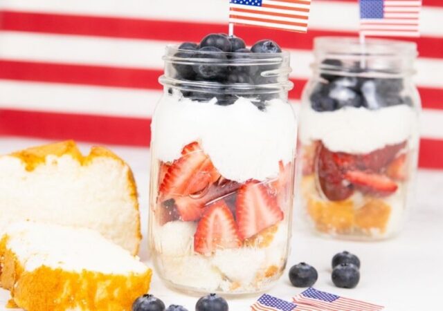 mason jar angel food cake