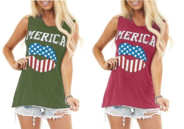 American Flag Tank Tops on Sale